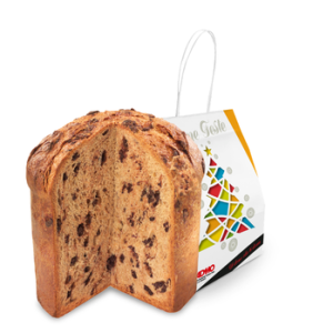 Panettone alto con gocce di cioccolato - gr. 750