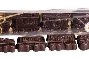 Trenino al cioccolato al latte - gr. 100
